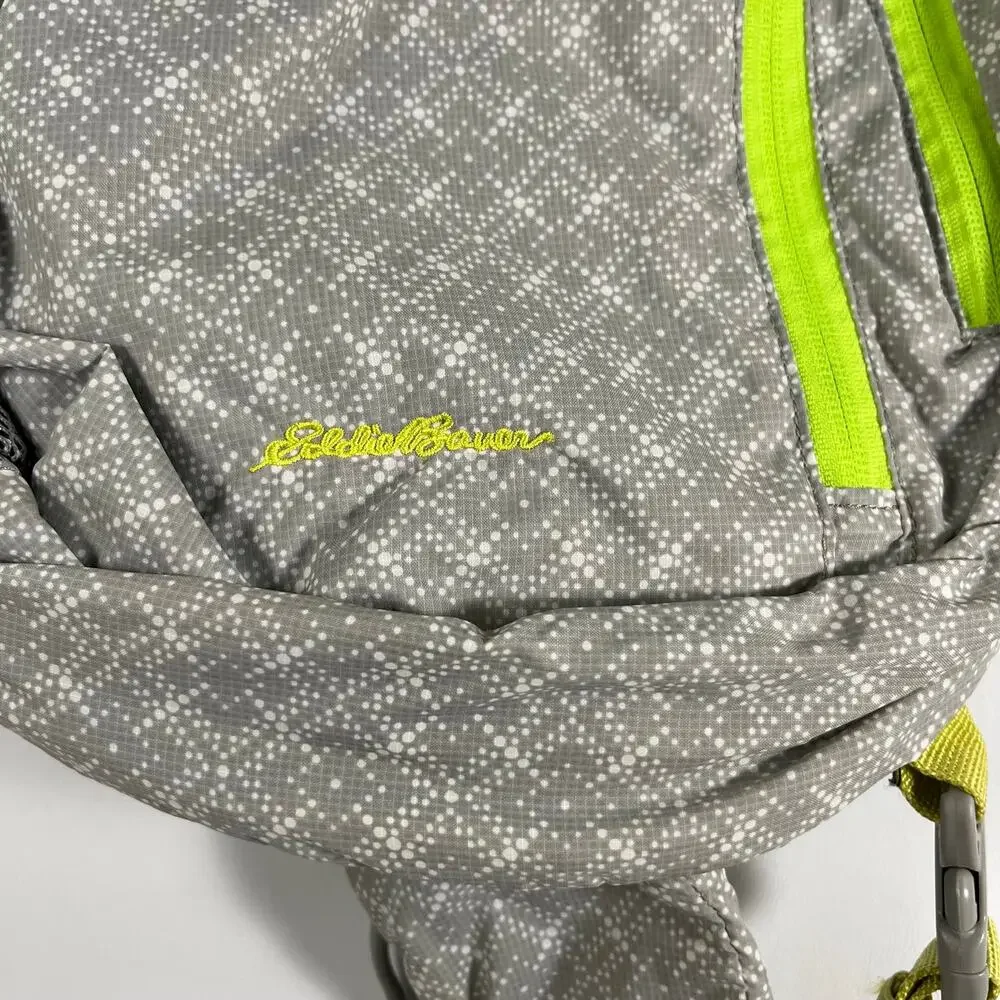 Eddie Bauer Sling Bag Gray Outdoor Travel Backpack Hike Trail Casual
